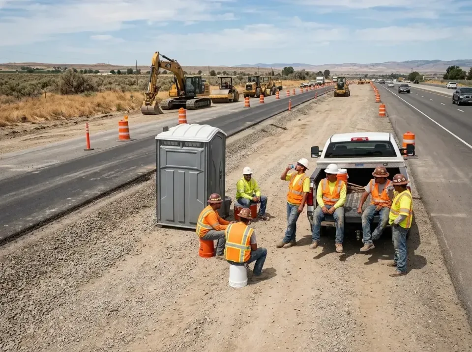 highway-road-construction-crew-007 — frequently asked questions, Porta Potty and Restroom Rentals in Pea Ridge, AR